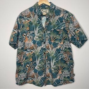 Men’s Howler Brothers Bros Mansfield button up‎ shirt size large LG